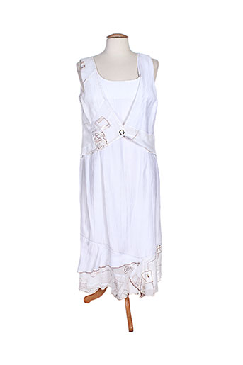jean delfin robes femme de couleur blanc