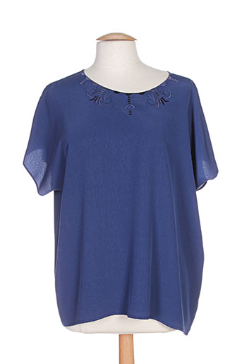jean delfin chemises femme de couleur bleu