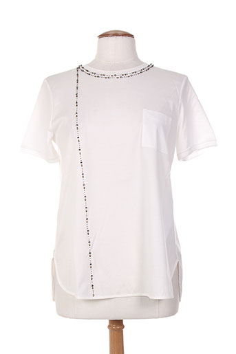 maxmara chemises femme de couleur blanc