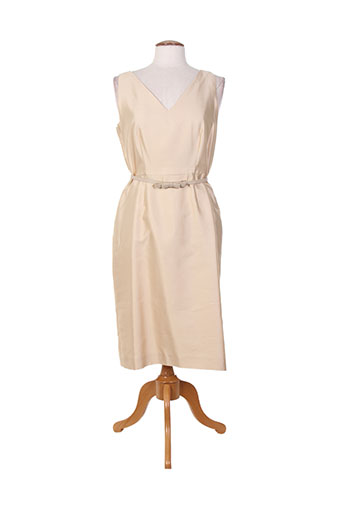 maxmara robes femme de couleur beige