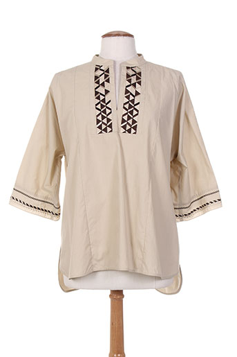 maxmara chemises femme de couleur beige