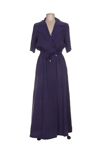 maxmara robes femme de couleur bleu