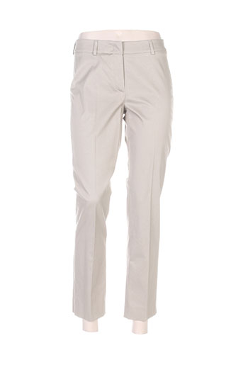 maxmara pantalons femme de couleur gris