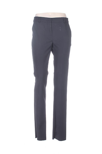 sportmax pantalons femme de couleur noir
