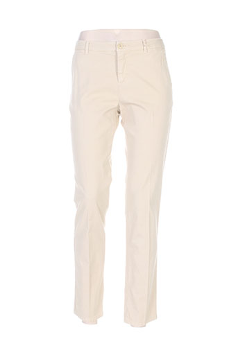 maxmara pantalons femme de couleur beige