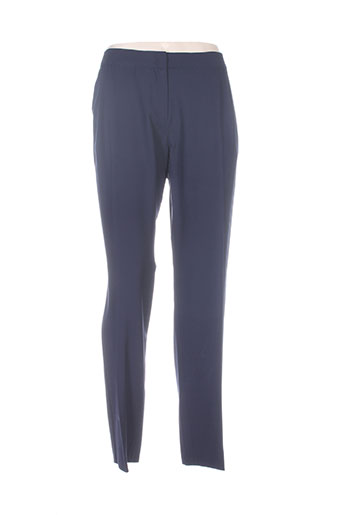 maxmara pantalons femme de couleur bleu