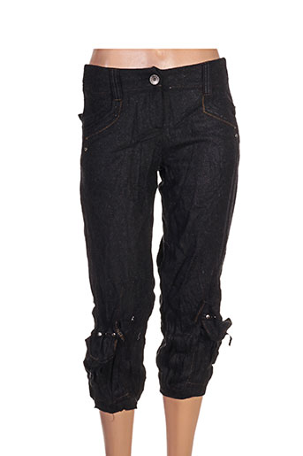 l33 pantacourts femme de couleur gris