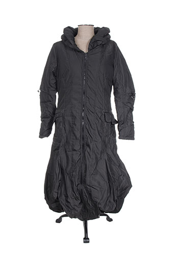 l33 manteaux femme de couleur noir