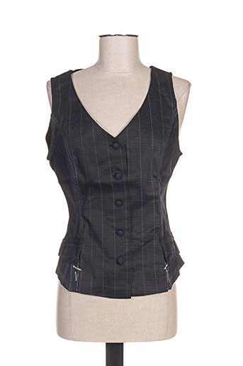 l33 gilets femme de couleur noir