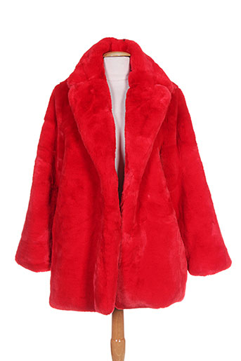 suncoo manteaux femme de couleur rouge