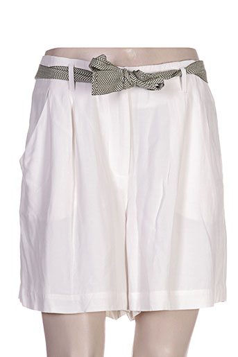 yaya shorts / bermudas femme de couleur beige