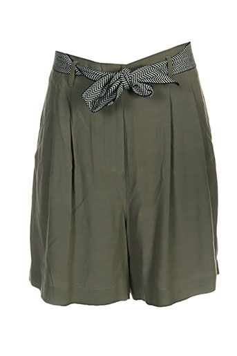 yaya shorts / bermudas femme de couleur vert