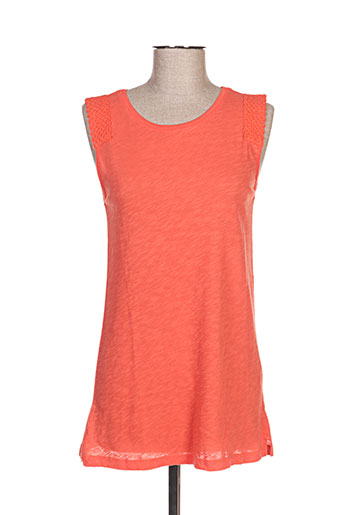 yaya t-shirts femme de couleur orange