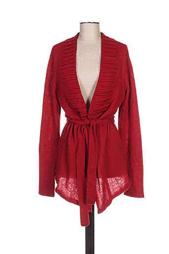 ddp gilets femme de couleur rouge