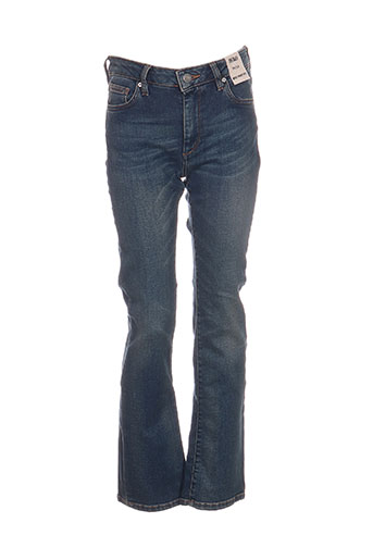reiko jeans femme de couleur bleu