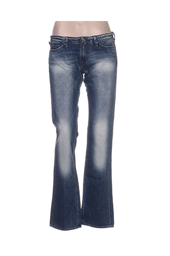 le temps des cerises jeans femme de couleur bleu