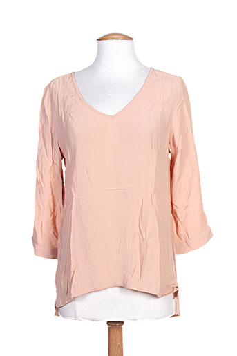 vila chemises femme de couleur orange