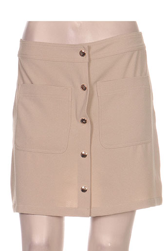 vila jupes femme de couleur beige