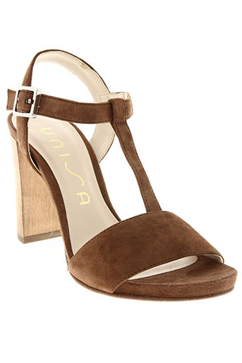 unisa chaussures femme de couleur marron