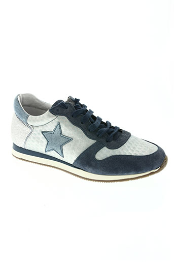 coco et abricot chaussures femme de couleur bleu