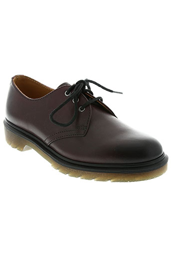 dr martens chaussures garçon de couleur marron