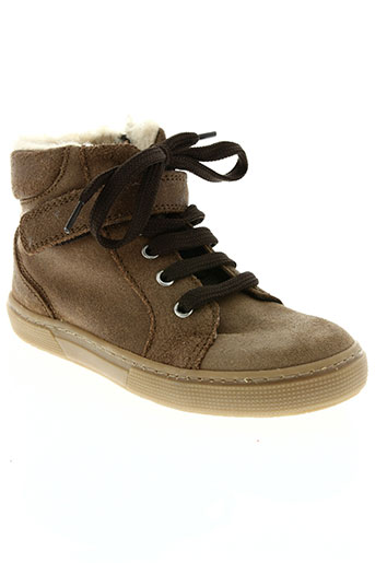 petit bateau chaussures garçon de couleur marron