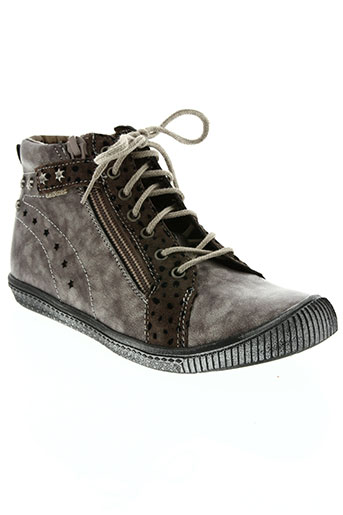 babybotte chaussures fille de couleur marron