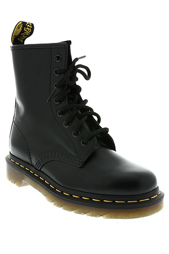 dr martens chaussures femme de couleur noir