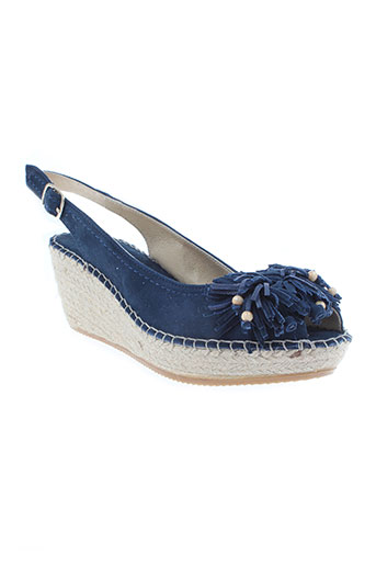 la maison de l'espadrille chaussures femme de couleur bleu