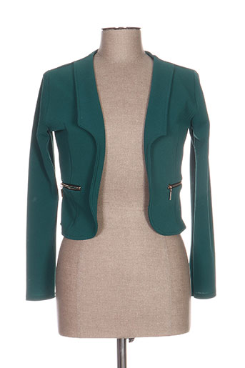 nt vestes femme de couleur vert