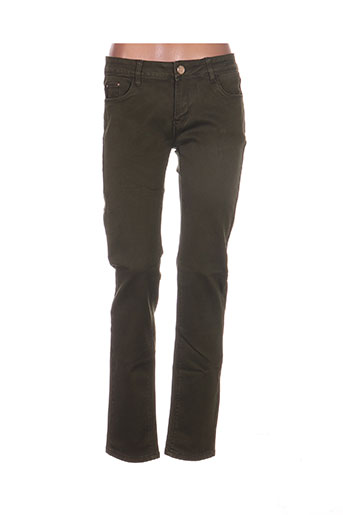 r.display jeans femme de couleur vert