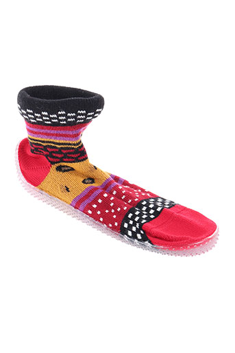 berthe aux grands pieds chaussures fille de couleur rouge