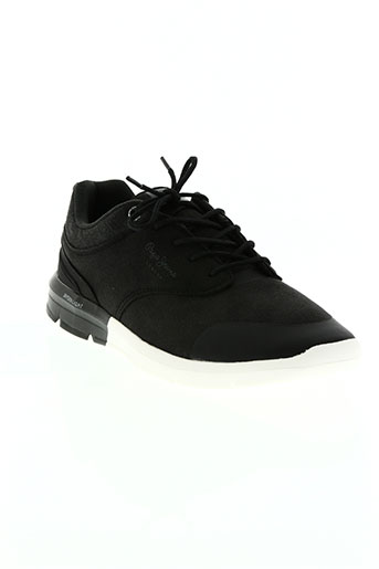 pepe jeans chaussures homme de couleur noir
