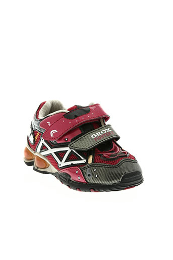 geox chaussures garçon de couleur rouge