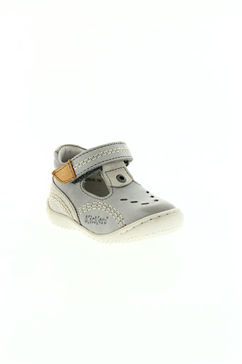 kickers chaussures garçon de couleur gris