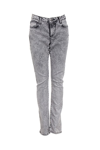 geisha jeans femme de couleur gris