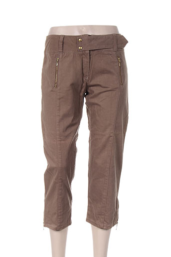 stk pantacourts femme de couleur marron