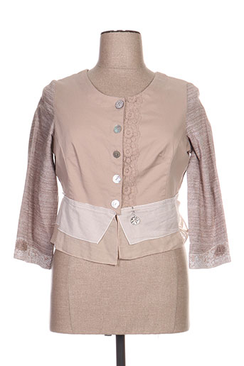 enjoy vestes femme de couleur beige