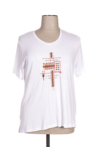 jean gabriel t-shirts femme de couleur blanc