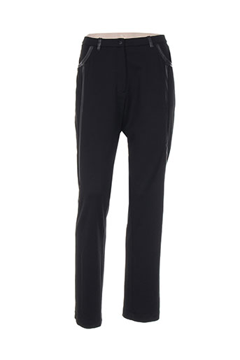 jean gabriel pantalons femme de couleur noir