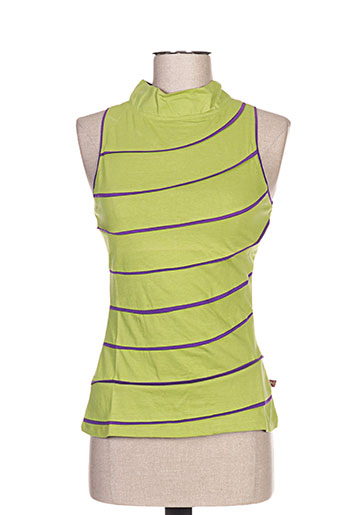 bamboo's t-shirts femme de couleur vert