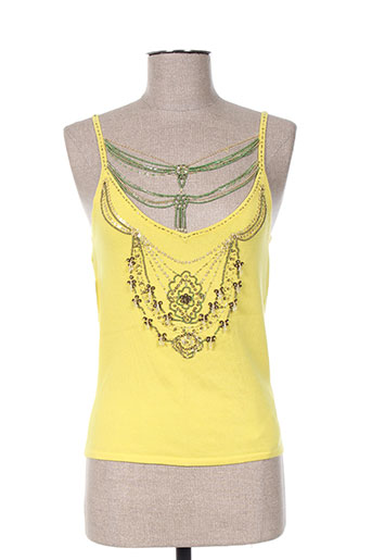 luisa cerano chemises femme de couleur jaune