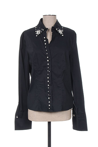 luisa cerano chemises femme de couleur noir