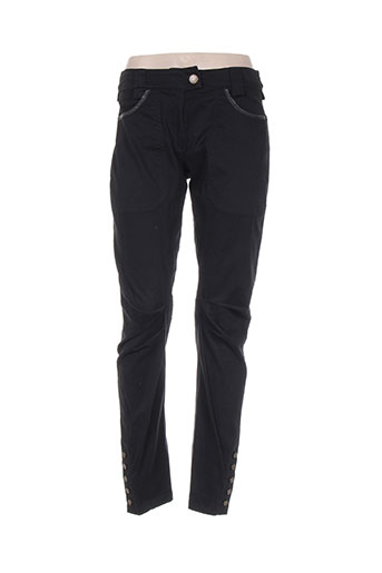 isabel de pedro pantalons femme de couleur noir