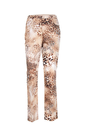 hucke woman pantalons femme de couleur marron