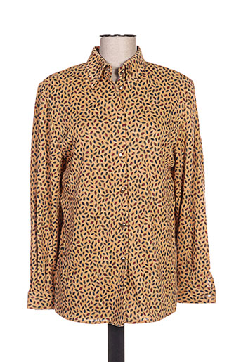 jean biolay chemises femme de couleur orange