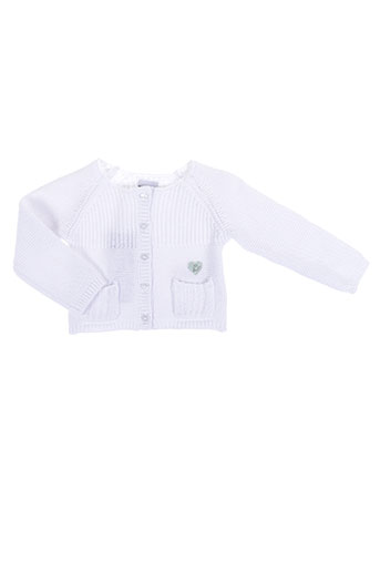 3 pommes gilets fille de couleur blanc