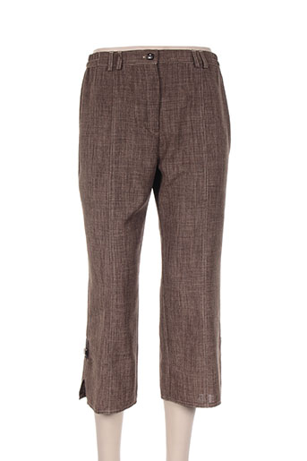 telmail pantacourts femme de couleur marron