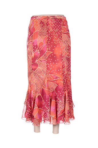 pauporté jupes femme de couleur orange