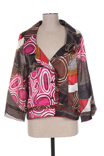 jean delfin vestes femme de couleur marron